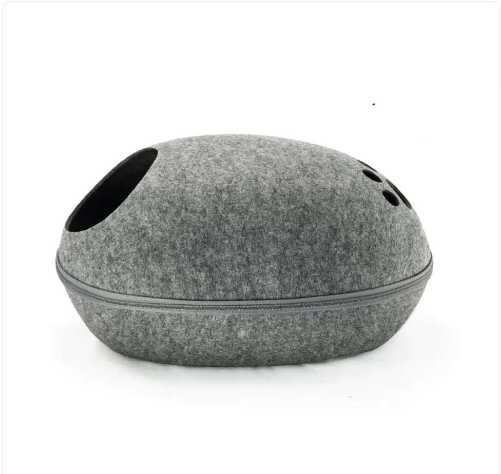 Eggshell Cat Bed