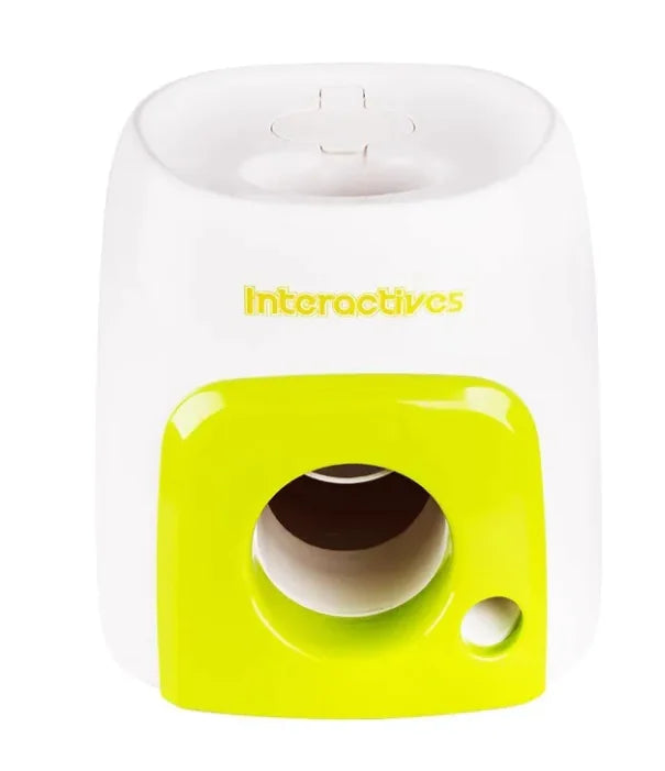 Automatic treat and ball dispenser